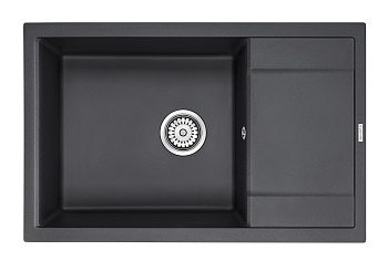 Кухонная мойка Paulmark FLUGEN 60 PM317850-BL 80х50 цвет черный